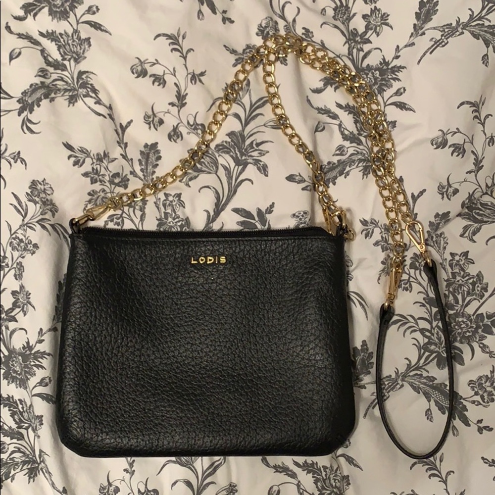 Lodis black crossbody purse